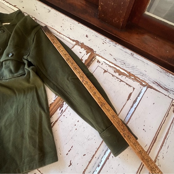 Vintage US Army 1970's Olive Green 108 Shirt Man’s Field X Small - Picture 3 of 13